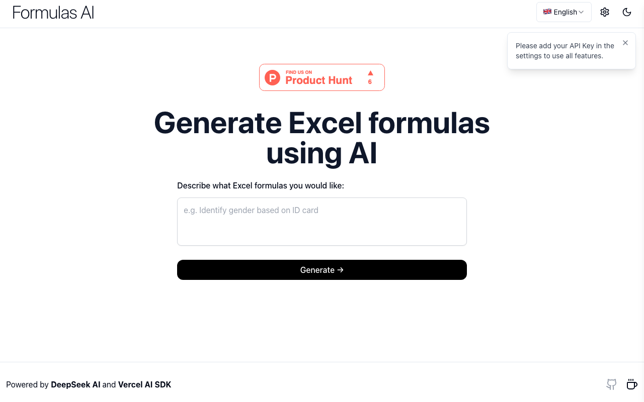 Formulas AI