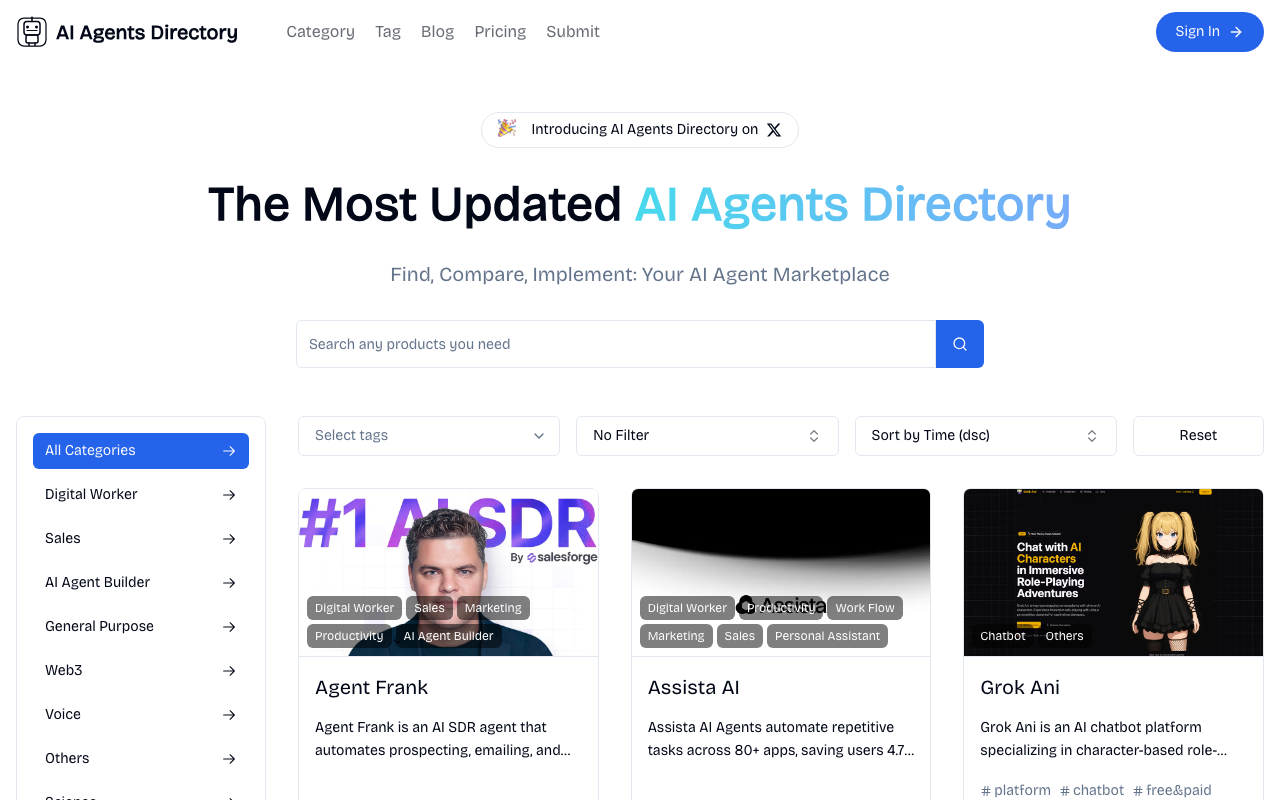 AI Agents Directory