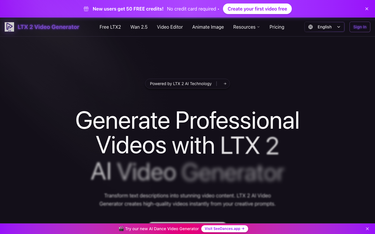 LTX 2 AI Video Generator