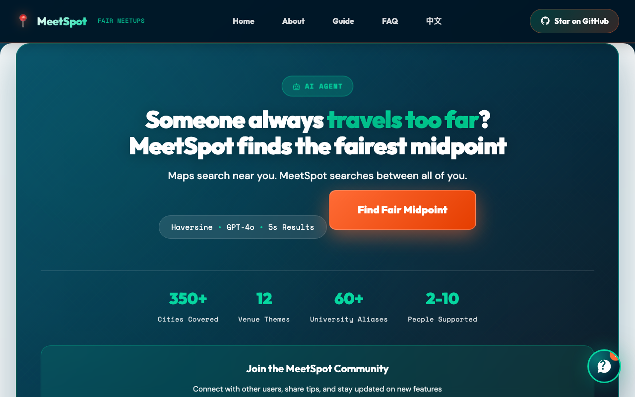 MeetSpot 聚点