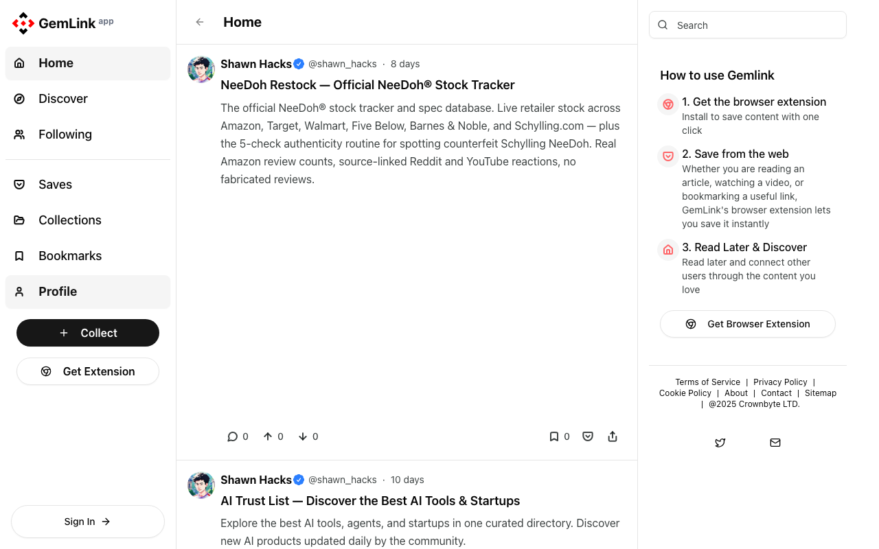 Gemlink.app