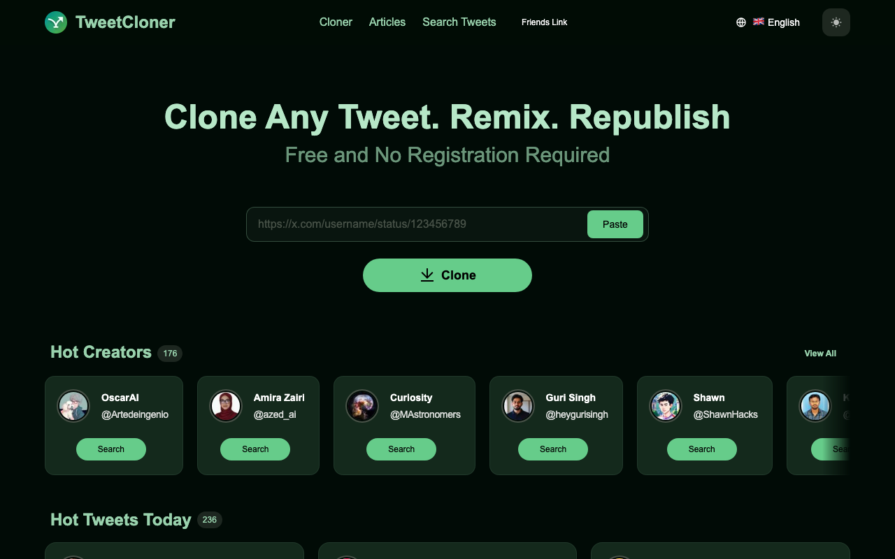 TweetCloner