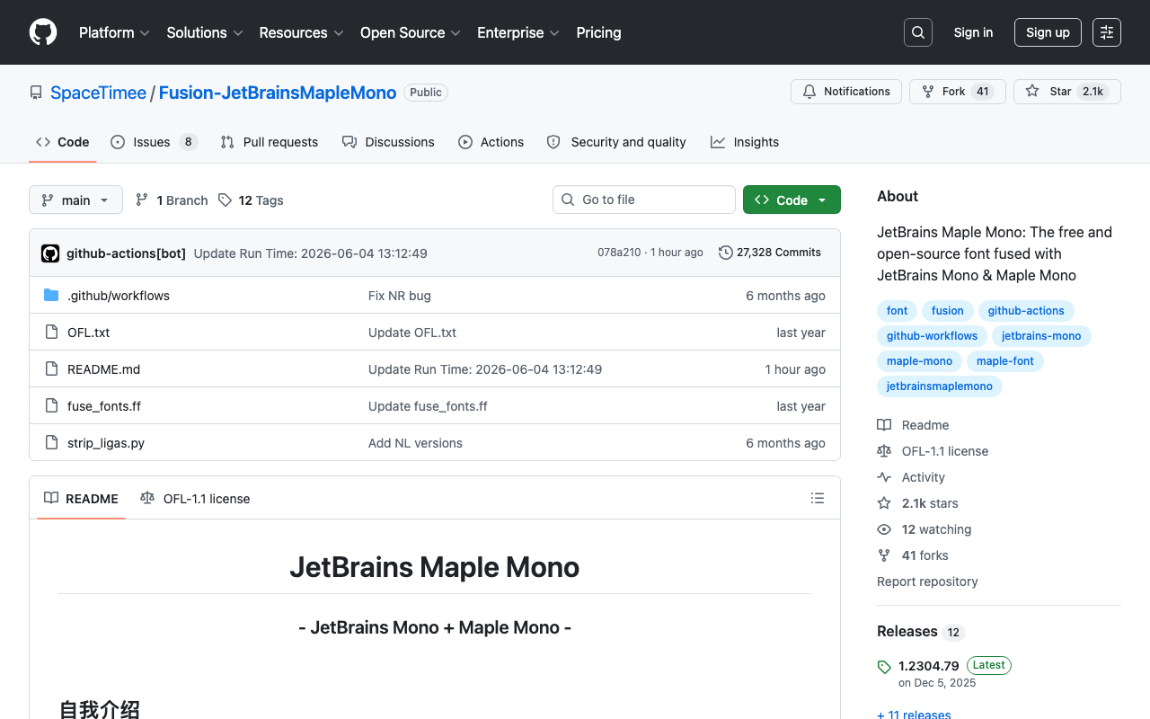 JetBrains Maple Mono
