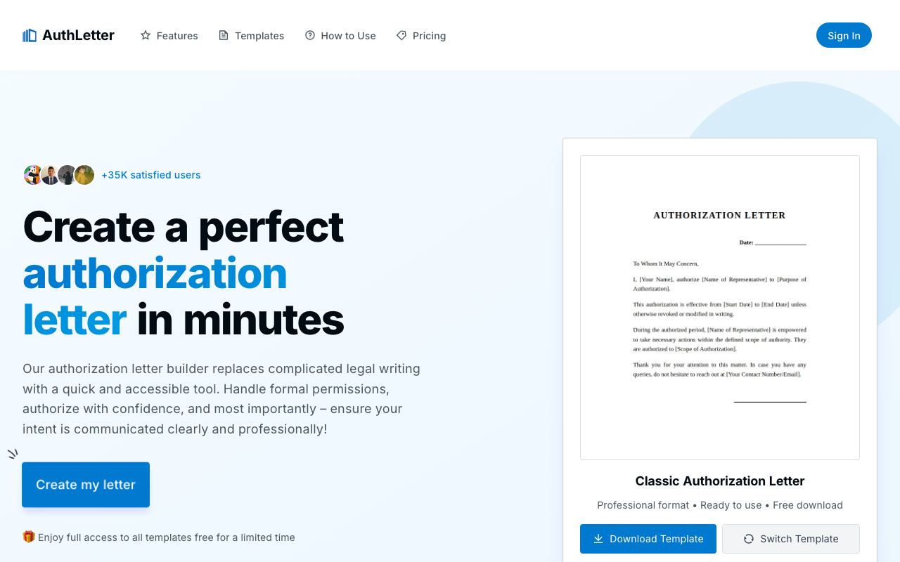 authletter.com