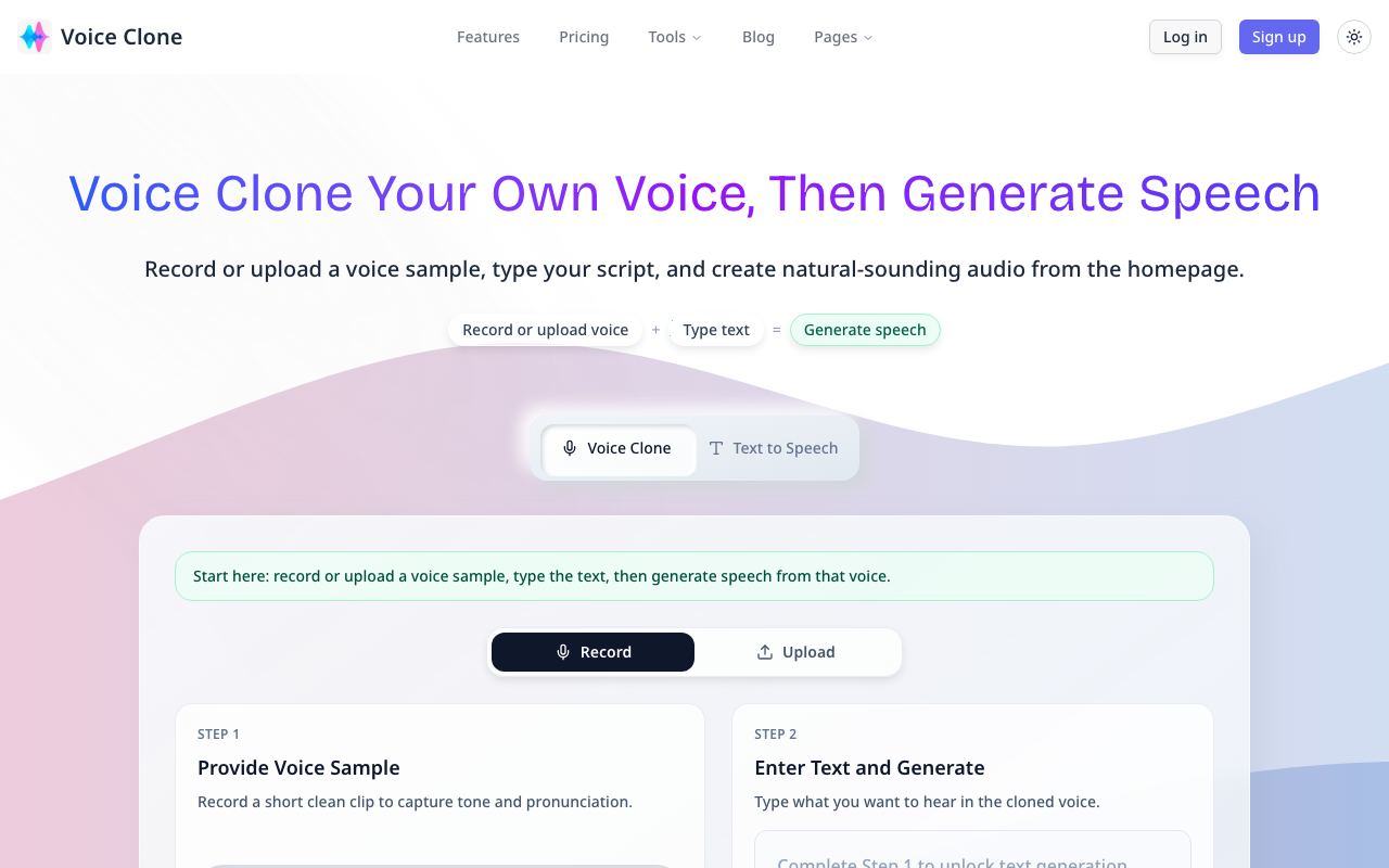Voice Clone - AI 驱动的语音克隆平台