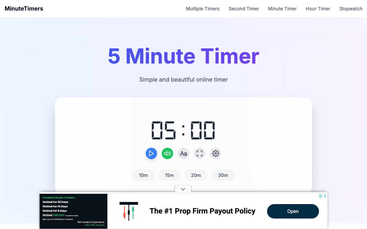 Minute Timer