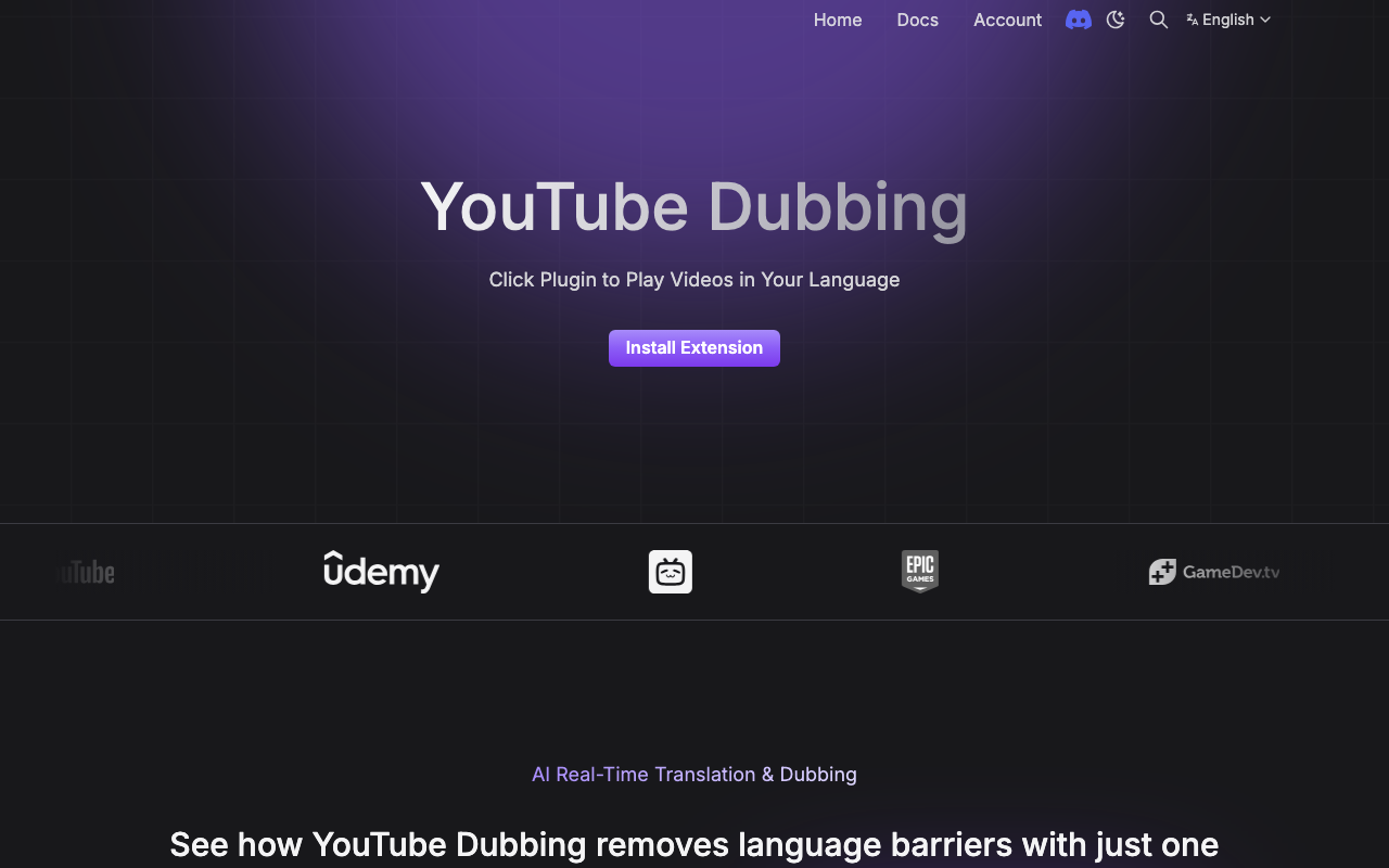 Youtube Dubbing