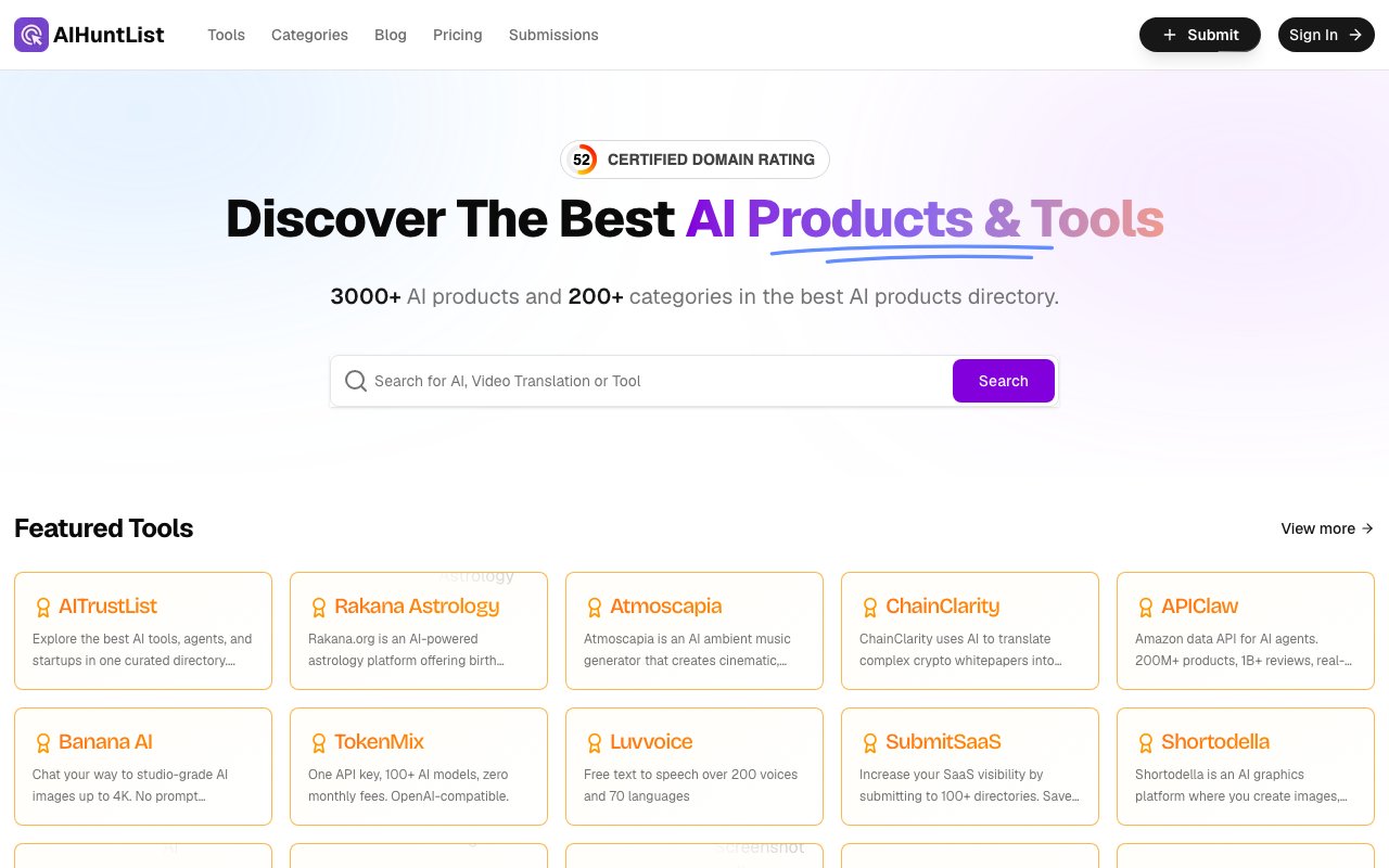 AIHuntList