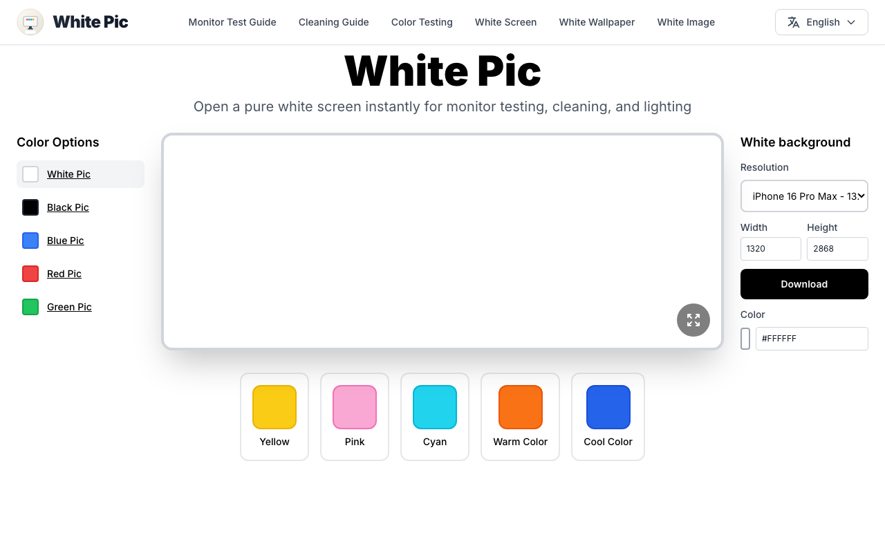 White Pic - 白色背景图片