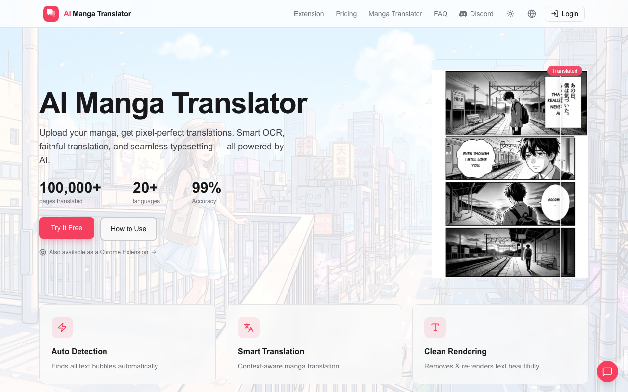 AI Manga Translator