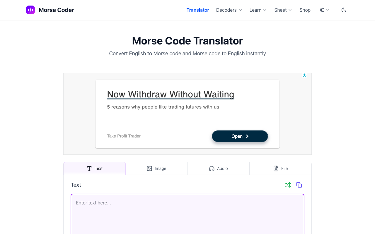 Morse Coder