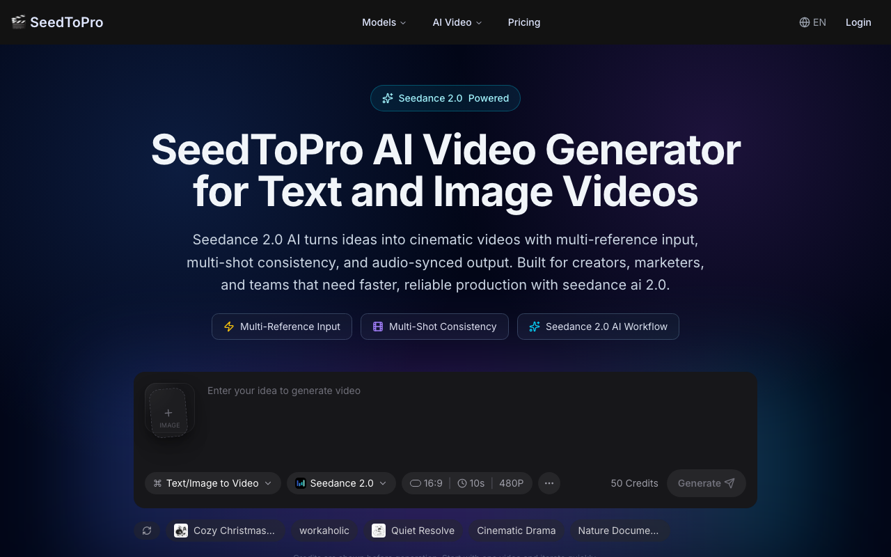 Seedance 2 Pro