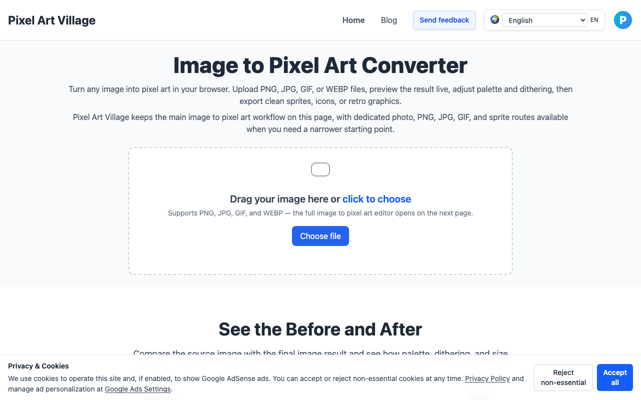 Image to Pixel Art