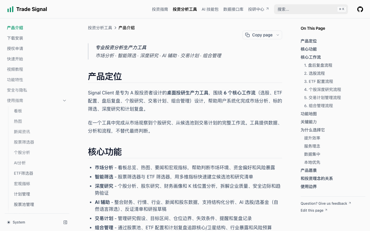 交易信标 | TradeSignal