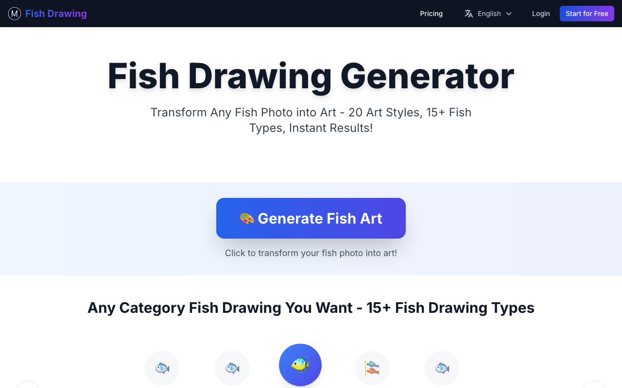 Fish Drawing 鱼类绘画