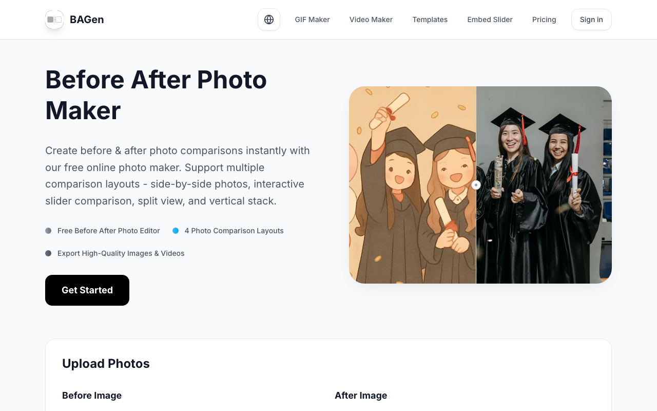 Before After Photo Maker