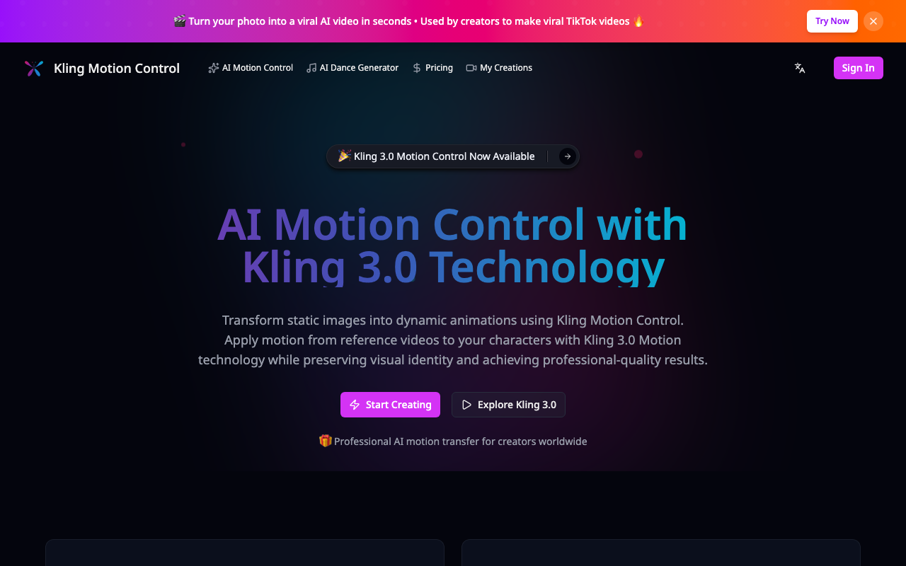 Kling Motion Control