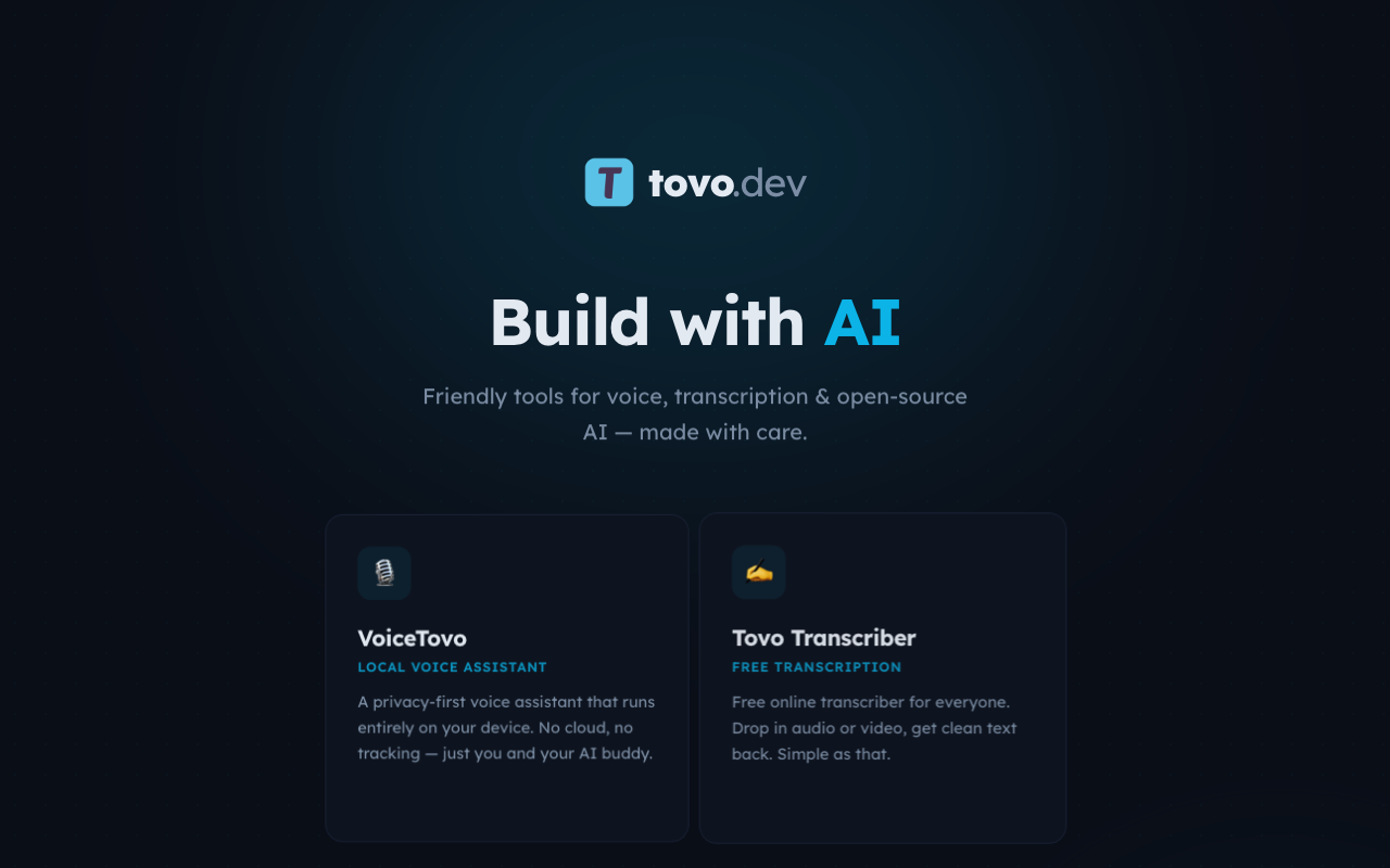 Tovo - AI 会议/面试助手