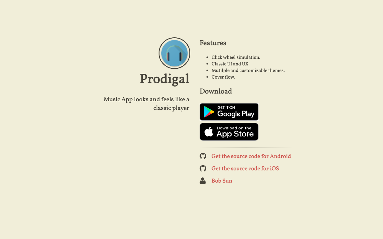 Prodigal Music Player