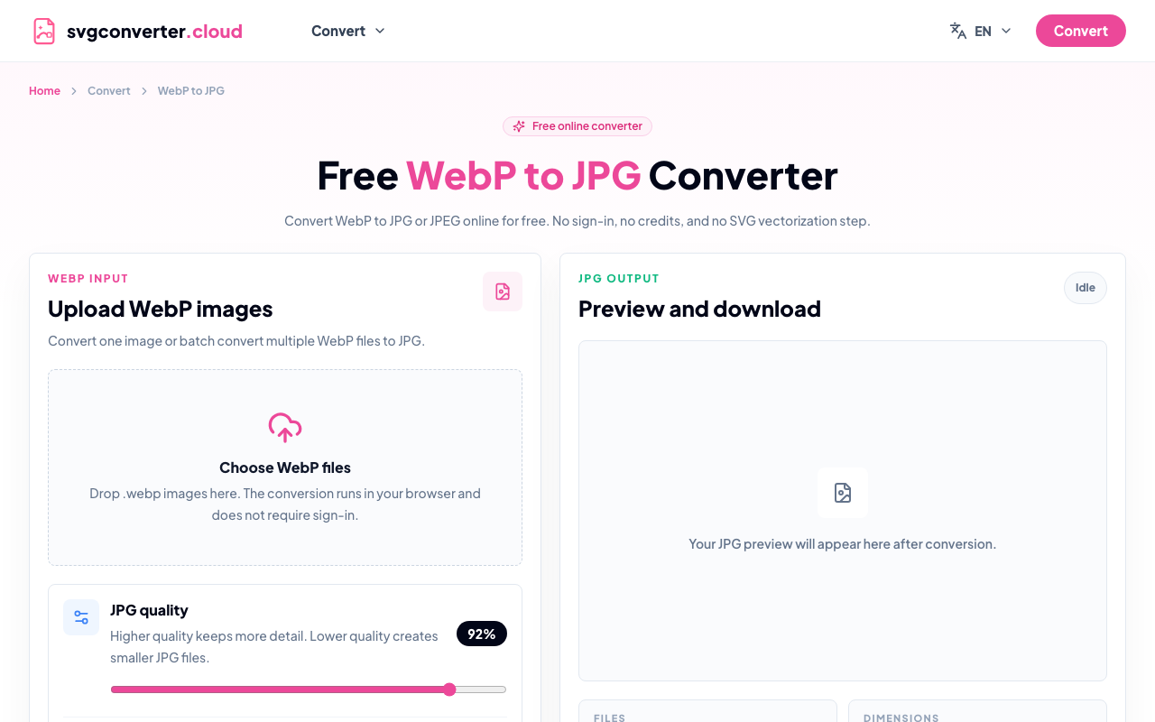 webp to svg