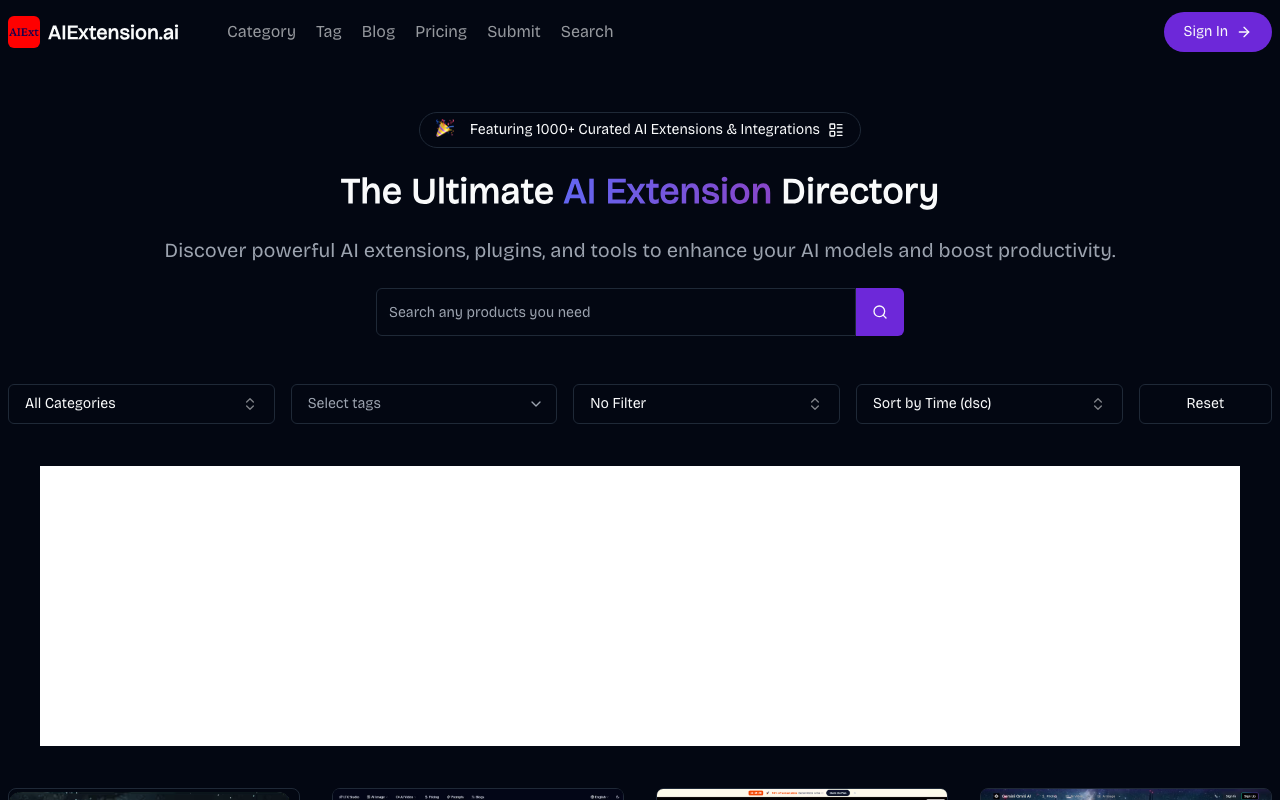 Extension聚合平台