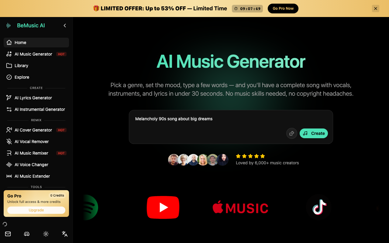 BeMusic AI