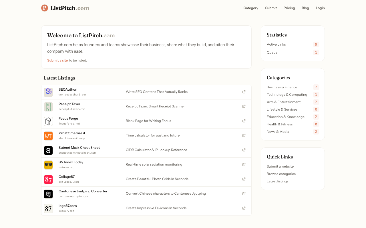 ListPitch