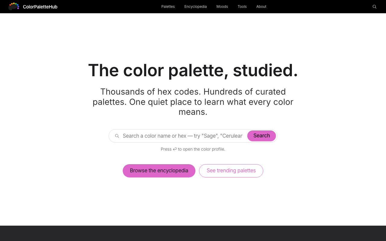 Color Palette Hub