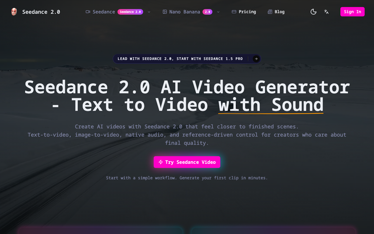 Seedance 2.0