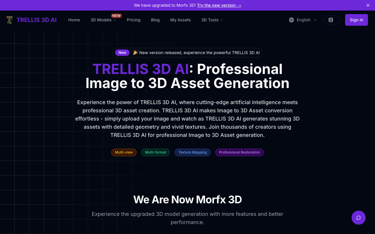 TRELLIS 3D AI