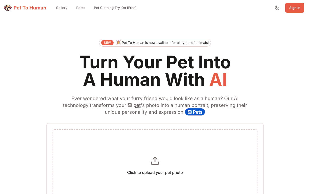 Pet To Human