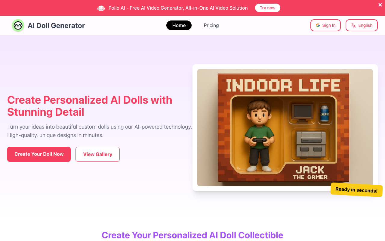 AI Doll Generator