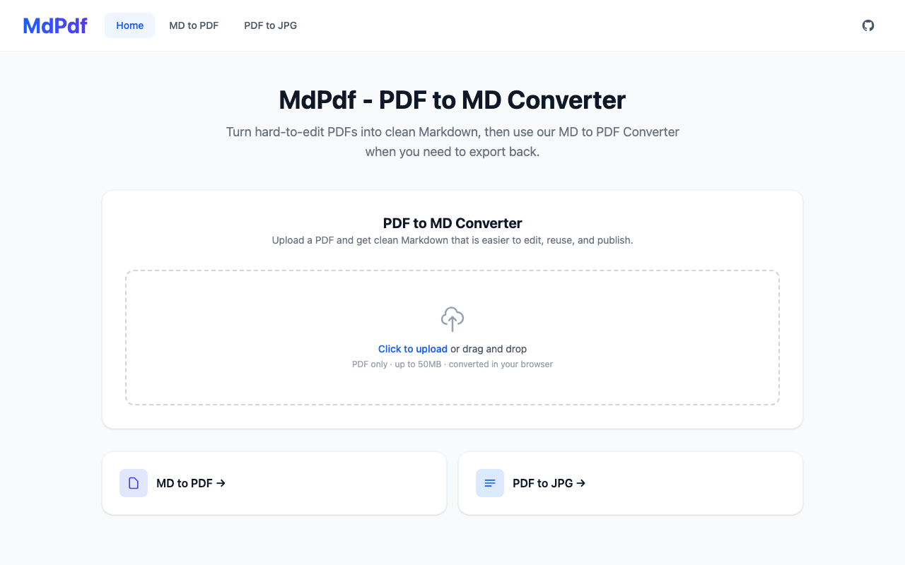 Pdf To MD Converter