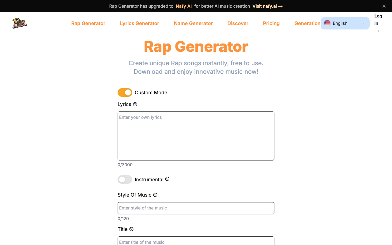 Rap Generator
