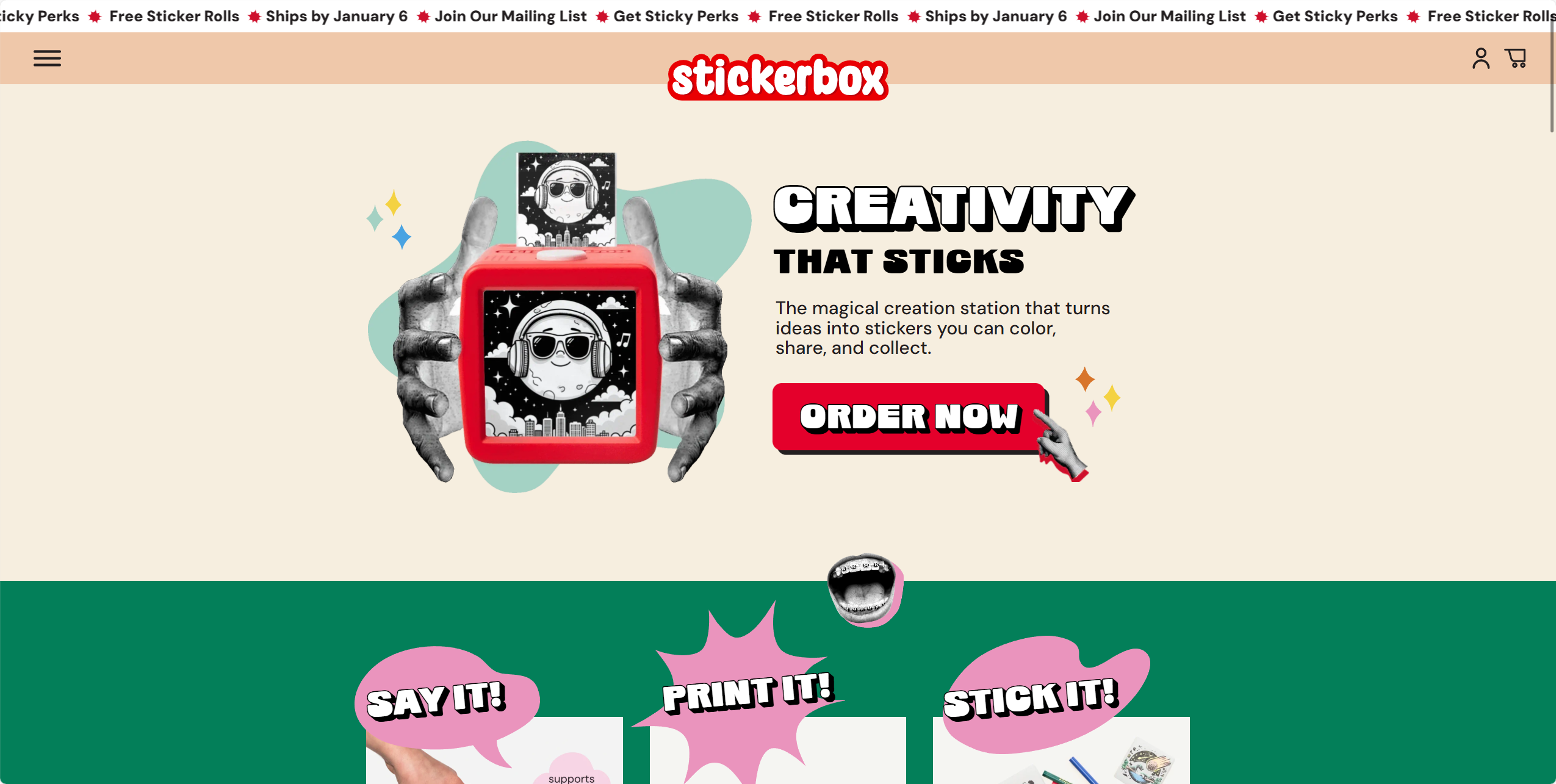 Stickerbox